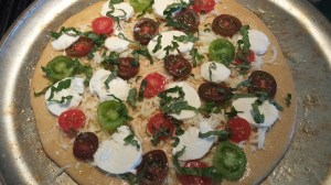 Margarite Pizza uncooked