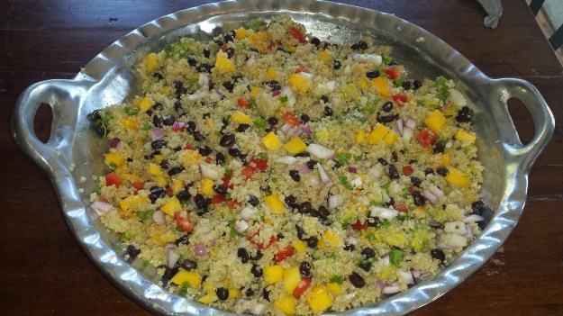 Black Bean Mango Quinoa Salad