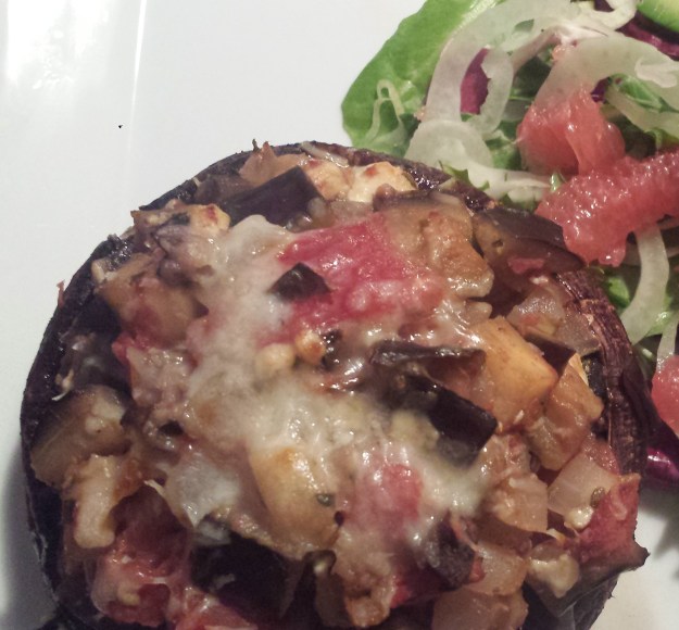 Marinating Portobello Mushrooms