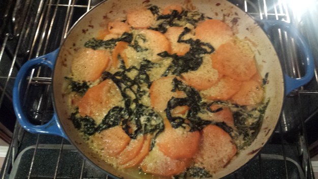 Sweet Potato Kale Gratin10