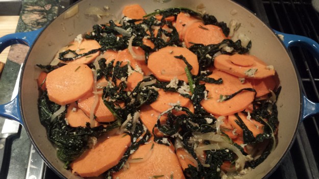 Sweet Potato Kale Gratin8