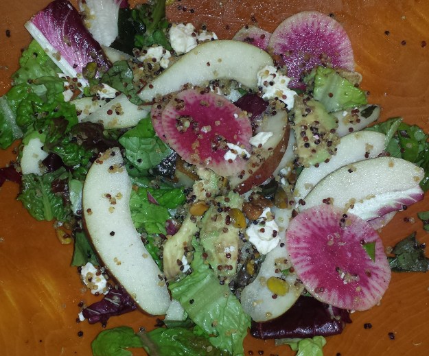 Green Salad with Crispy Quinoa13