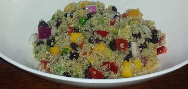 Black Bean Mango Quinoa Salad4